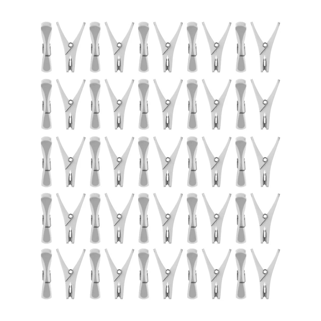 LIVARNO Home High Quality Compact XXL Clothespins, 50 pieces