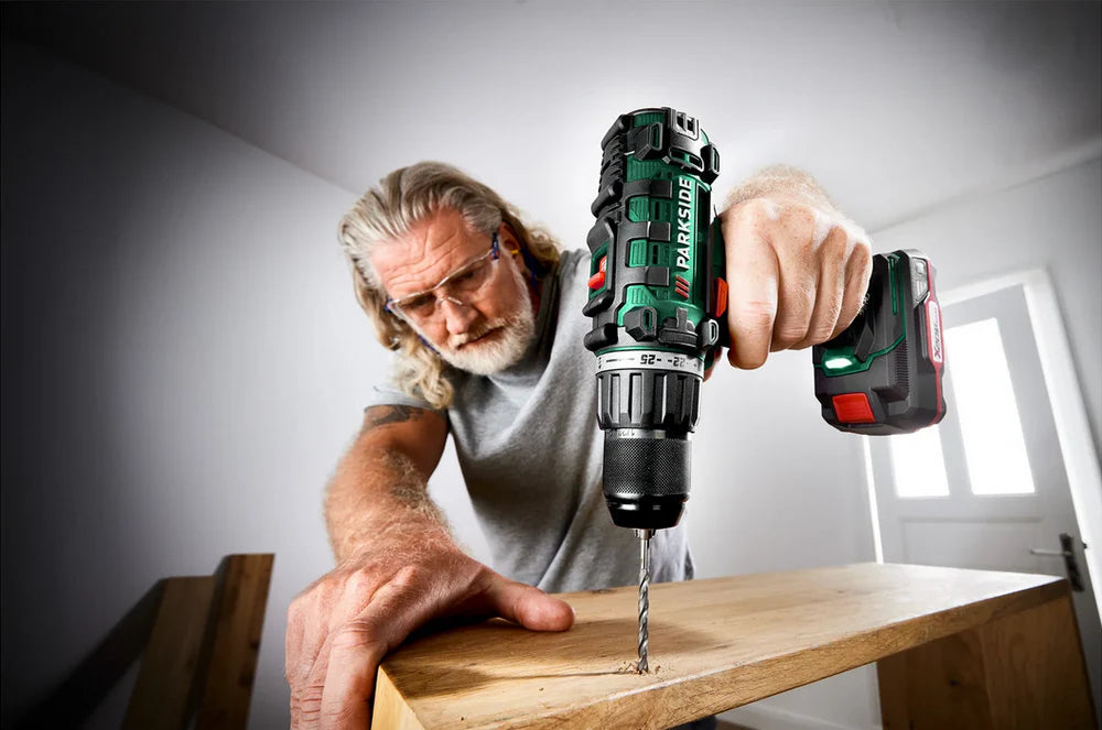 PARKSIDE 20 V Cordless Drill Bit Set PABS 20-Li G8 + Battery + Charger