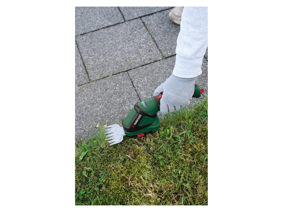 PARKSIDE® 4V 2-in-1 Cordless Grass and Shrub Shears, with 180° Rotating Soft Grip — image 3