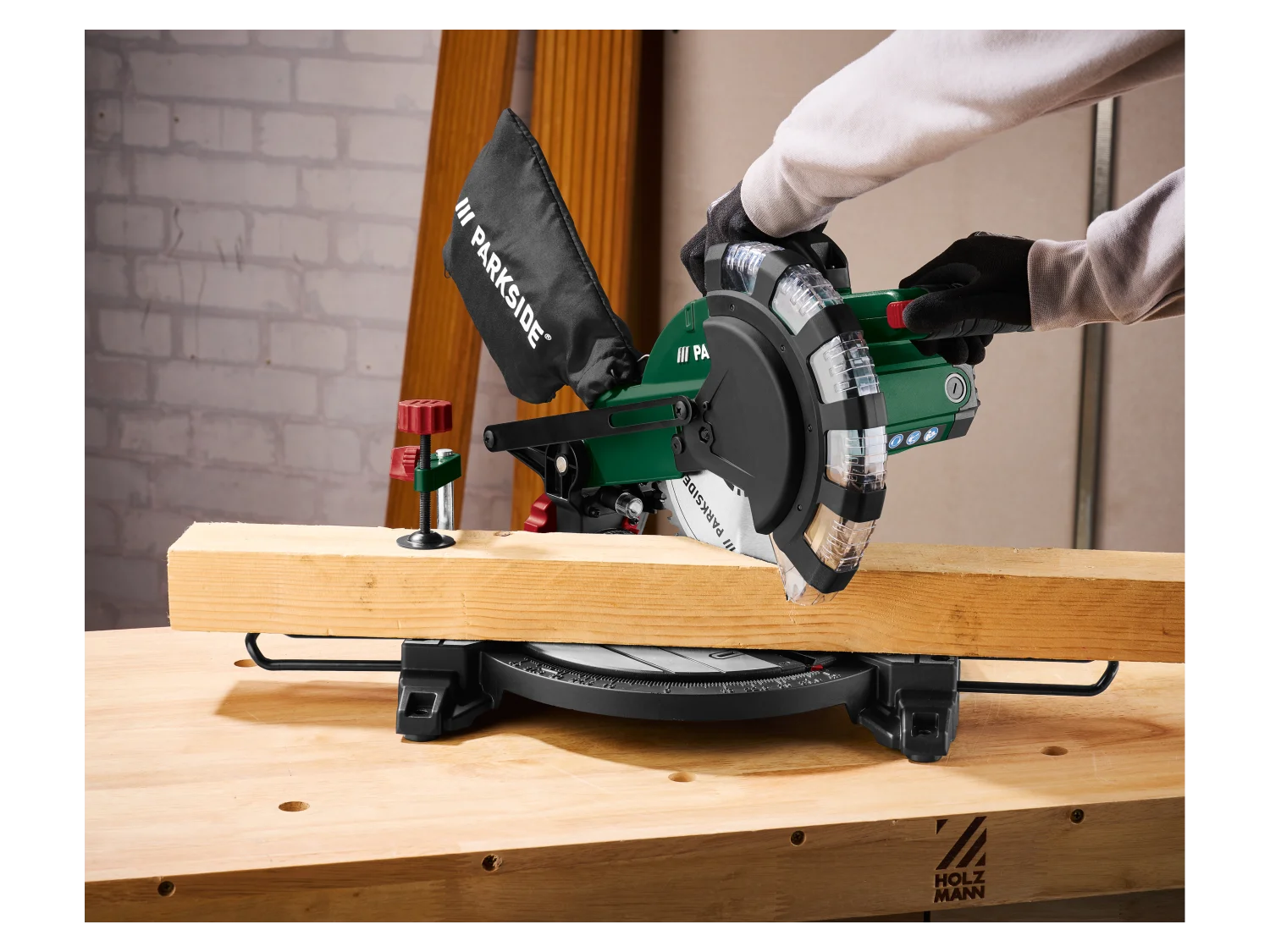 PARKSIDE® PKS 1500 C4 Mitre Saw (for wood and plastic) — image 5