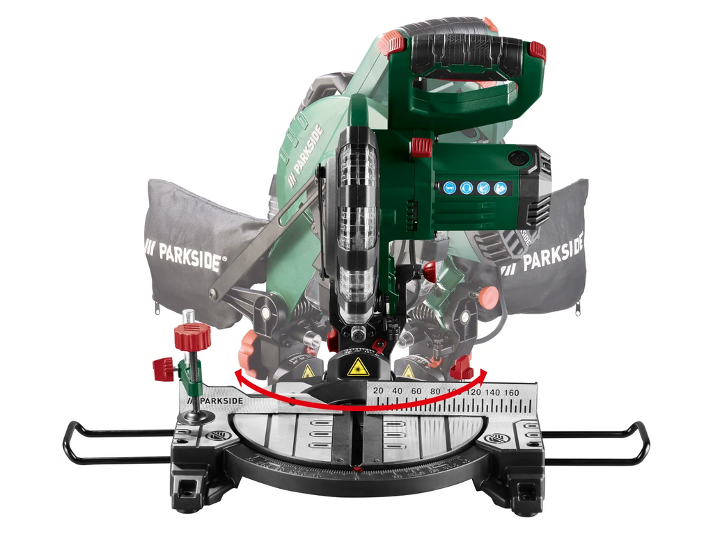PARKSIDE® PKS 1500 C4 Mitre Saw (for wood and plastic) — image 8