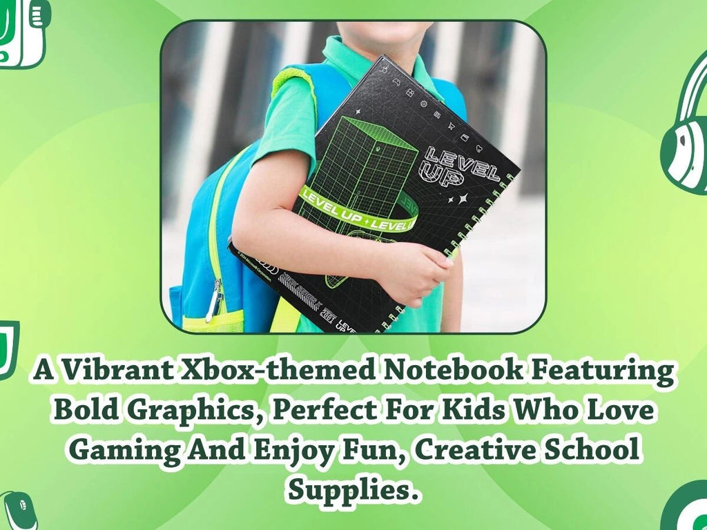 XBOX Bumper Stationery Wallet Set Kids Gamer Back To School Gift - 12 pieces