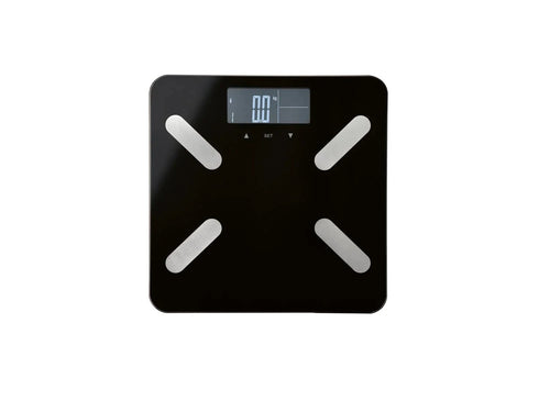 Cien Beauty Body Analysis Glass Scale (max 180 kg) - BLACK