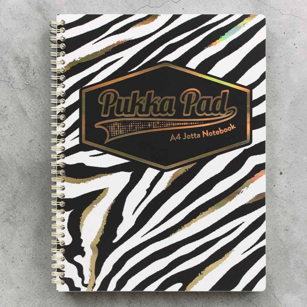 Pukka Pad Wild Stationery Set - A4 Notebook, Daily Planner Pad. Pencils & Eraser