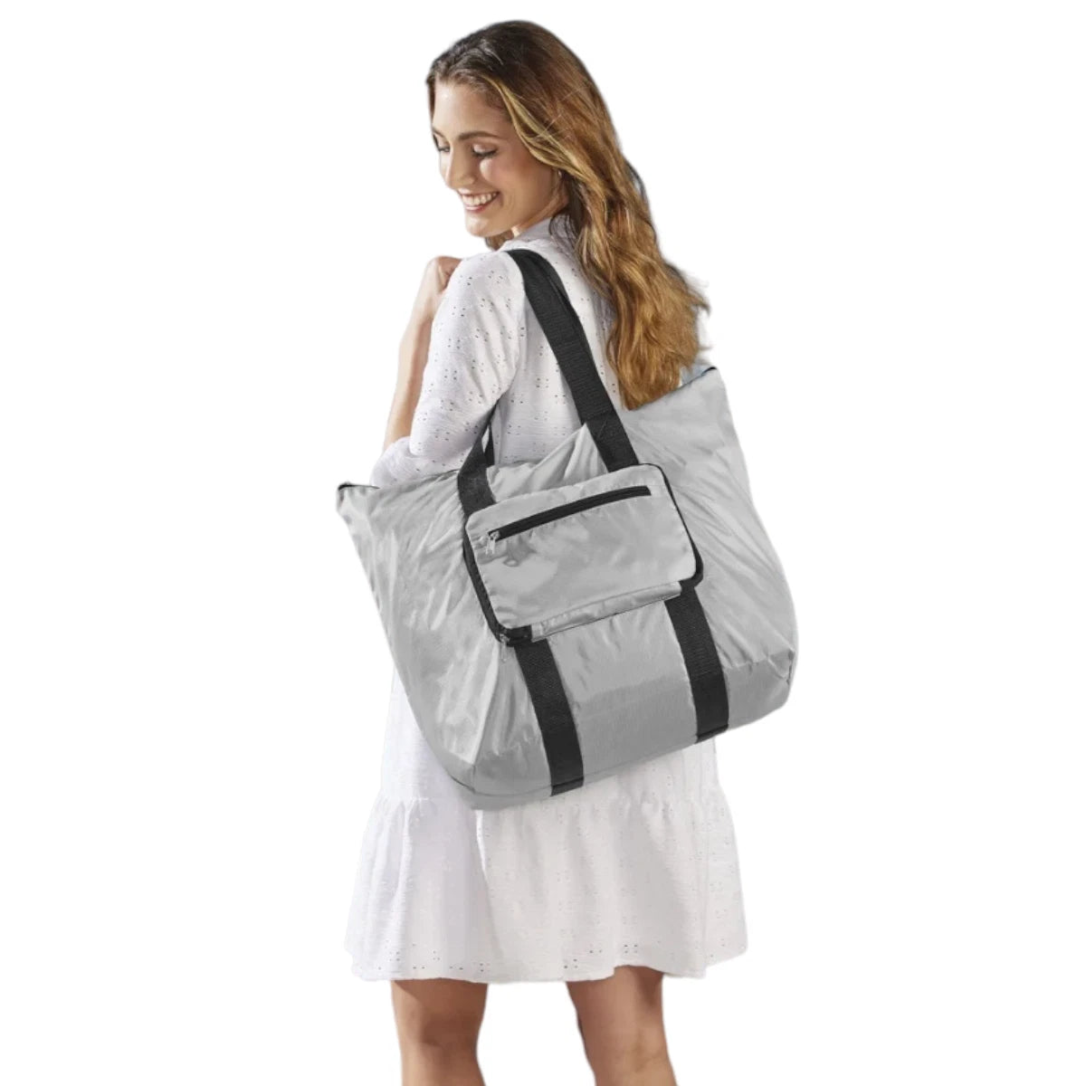 Passenger Traveler Foldable Bag With Built-in Travel Case - Grey