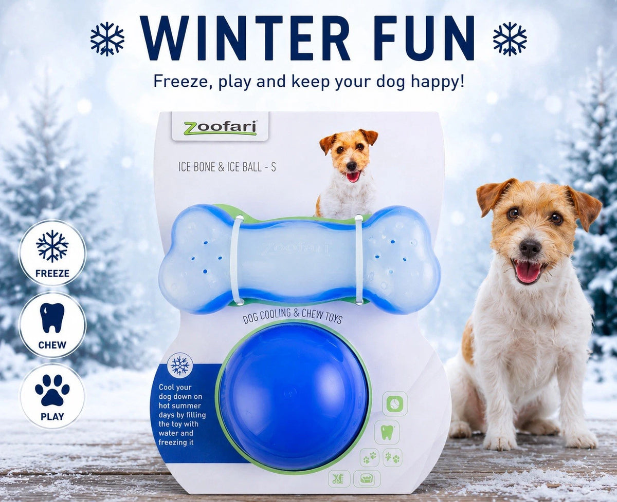 ZOOFARI Dog Ice Bone and Ice Ball Small