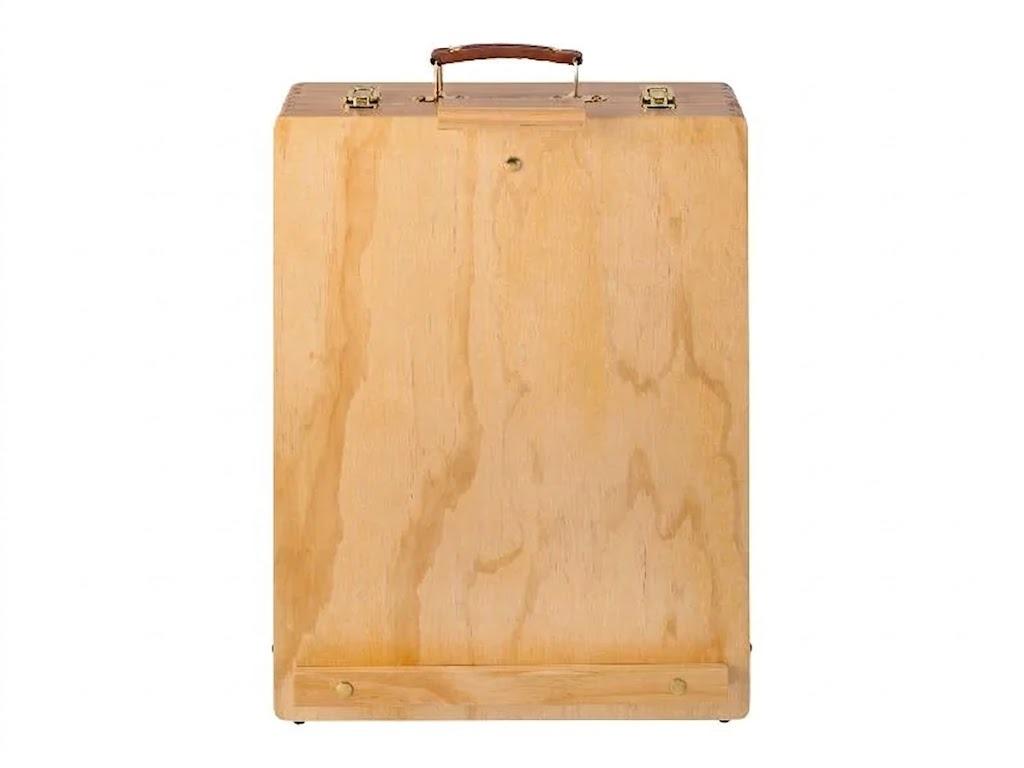 CRELANDO Tabletop easel in wooden case - MAXI 52-piece set