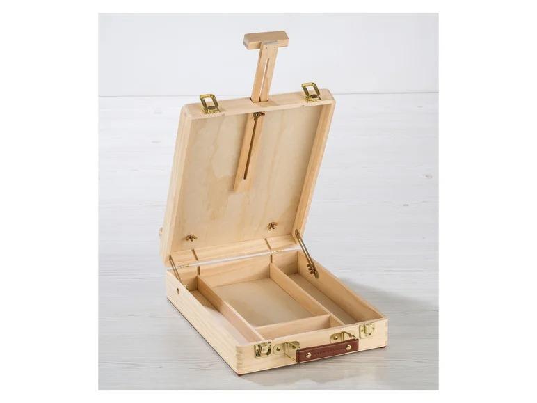 CRELANDO Tabletop easel in wooden case - MAXI 52-piece set
