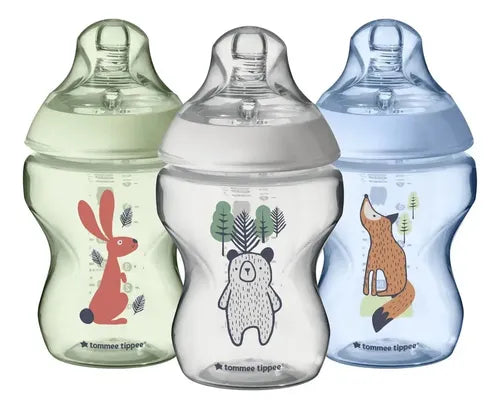 Tommee Tippee Natural Start Anti-Colic Baby Bottle (Choose Color)