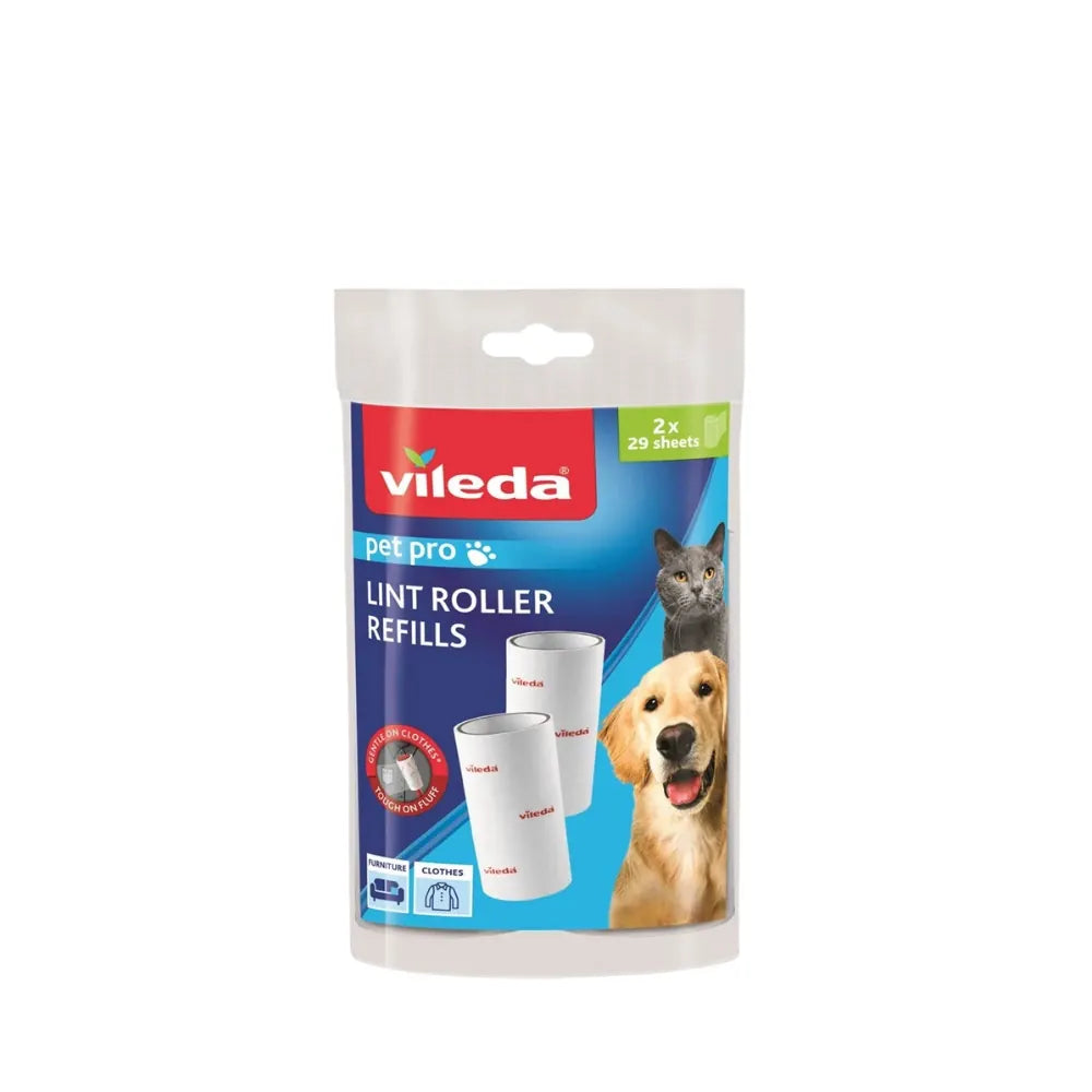 Vileda Pet Pro Lint Roller Refills (Pack of 2)