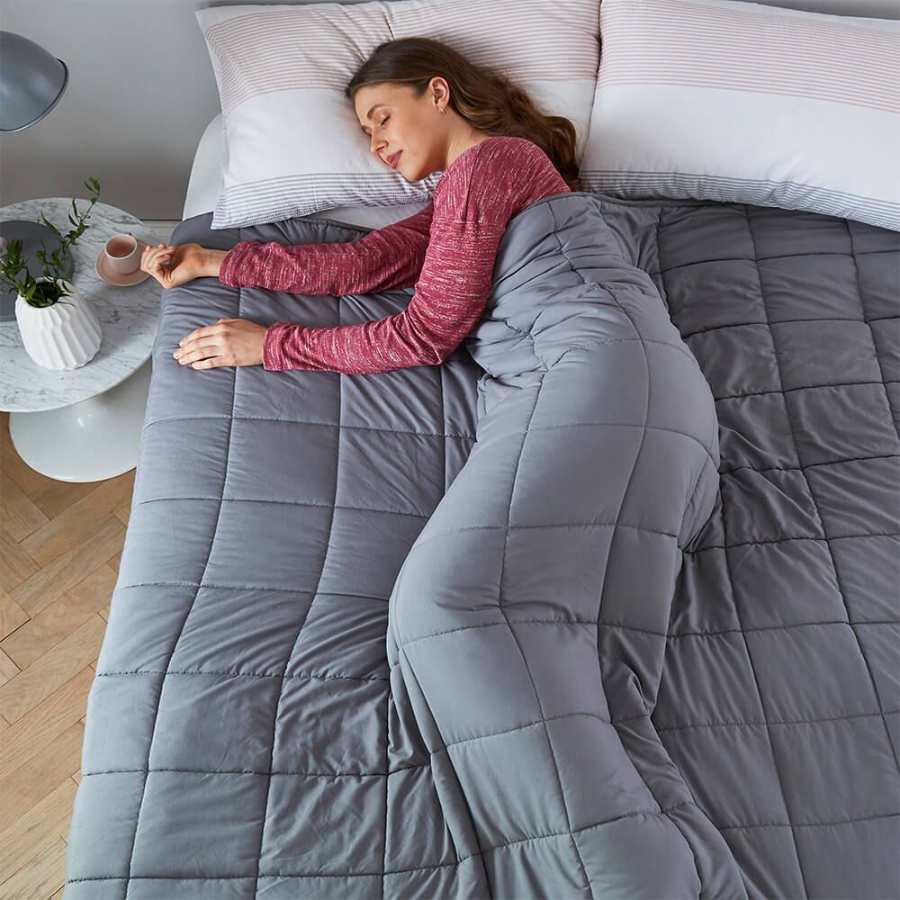 Silentnight Wellbeing Weighted Blanket - Single - 6.0kg - Reduces anxiety and stress