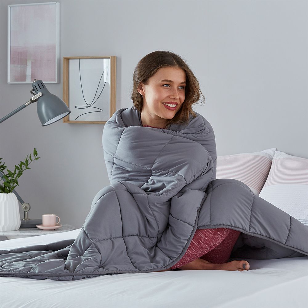 Silentnight Wellbeing Weighted Blanket - Single - 6.0kg - Reduces anxiety and stress