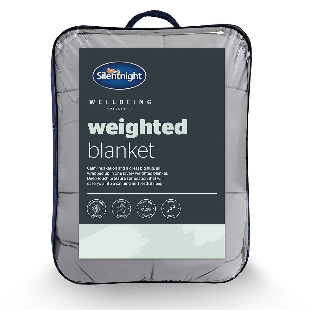 Silentnight Wellbeing Weighted Blanket - Single - 6.0kg - Reduces anxiety and stress