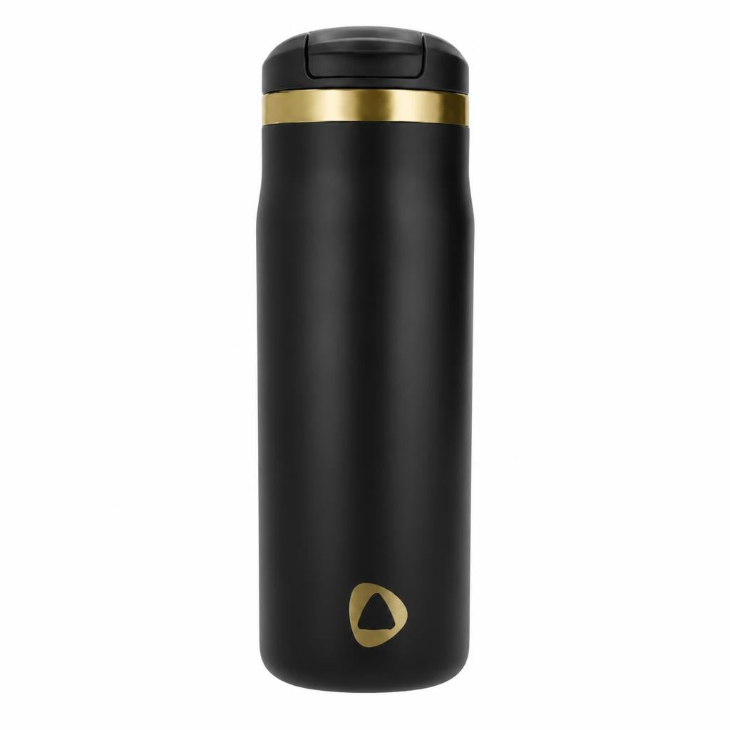 SILVERCREST® Stainless steel insulated tumbler/thermos BLACK/GOLD